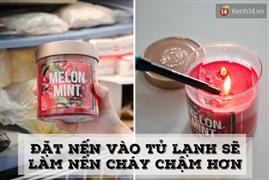 Hãy làm thế này trước khi thắp nến, nó sẽ cháy chậm hơn và kéo dài gấp đôi thời gian sáng đấy!
