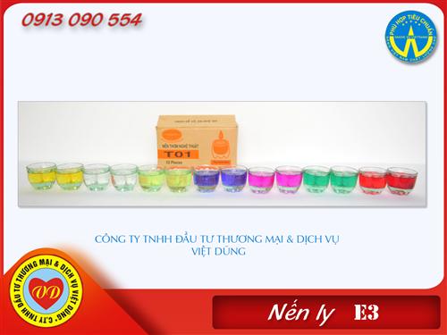 Nến ly ép E3