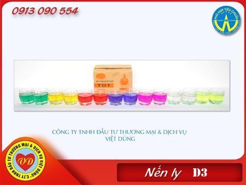 Nến ly thổi D3